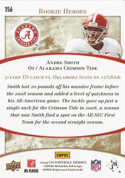 2009 Upper Deck Heroes #156 Andre Smith Back