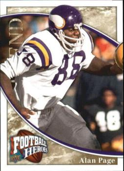 2009 Upper Deck Heroes #298 Alan Page Front