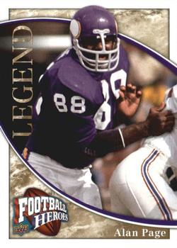 2009 Upper Deck Heroes #299 Alan Page Front