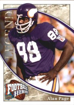 2009 Upper Deck Heroes #300 Alan Page Front