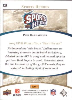 2009 Upper Deck Heroes #338 Phil Dalhausser Back