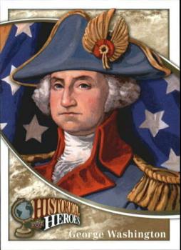 2009 Upper Deck Heroes #344 George Washington Front