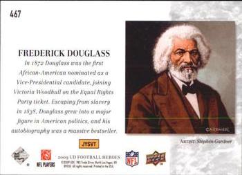 2009 Upper Deck Heroes #467 Frederick Douglass Back