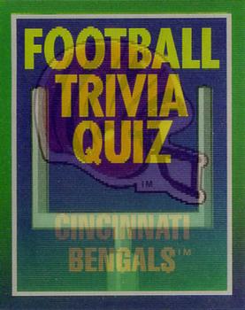1989 Score - Magic Motion: Football Trivia Quiz #8 Football Trivia Quiz Front