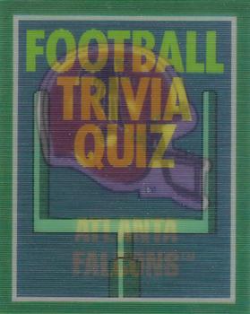 1989 Score - Magic Motion: Football Trivia Quiz #27 Football Trivia Quiz Front