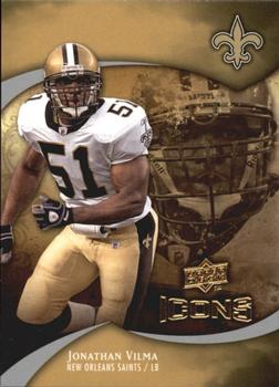 2009 Upper Deck Icons #43 Jonathan Vilma Front