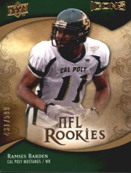 2009 Upper Deck Icons #118 Ramses Barden Front