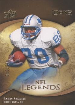 2009 Upper Deck Icons #180 Barry Sanders Front