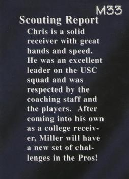 1997 Genuine Article #M33 Chris Miller Back