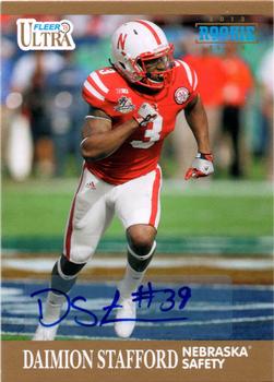 2013 Fleer Retro - Ultra Autographs #57 Daimion Stafford Front