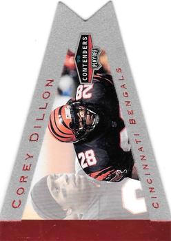 1998 Playoff Contenders - Pennants Gray Felt (Red Foil) #15 Corey Dillon Front