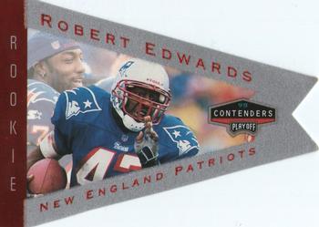 1998 Playoff Contenders - Pennants Gray Felt (Red Foil) #58 Robert Edwards Front