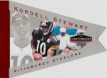 1998 Playoff Contenders - Pennants Gray Felt (Red Foil) #76 Kordell Stewart Front