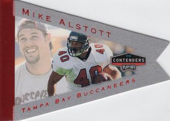 1998 Playoff Contenders - Pennants Gray Felt (Red Foil) #92 Mike Alstott Front