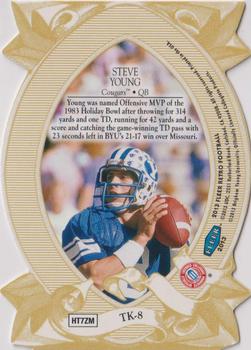 2013 Fleer Retro - Ultra Touchdown Royalty #TK-8 Steve Young Back