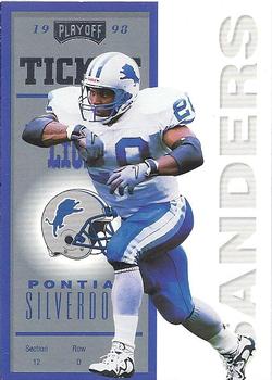 1998 Playoff Contenders - Ticket #29 Barry Sanders Front