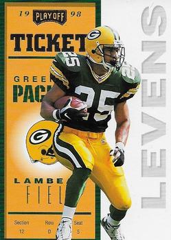 1998 Playoff Contenders - Ticket #33 Dorsey Levens Front