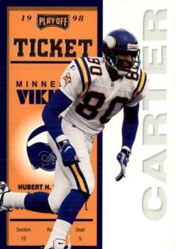 1998 Playoff Contenders - Ticket #44 Cris Carter Front