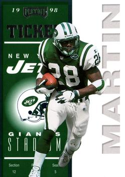 1998 Playoff Contenders - Ticket #54 Curtis Martin Front