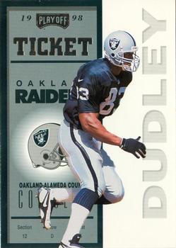 1998 Playoff Contenders - Ticket #56 Rickey Dudley Front