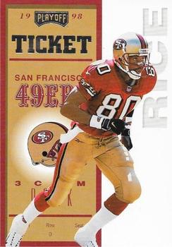 1998 Playoff Contenders - Ticket #66 Jerry Rice Front