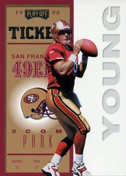 1998 Playoff Contenders - Ticket #67 Steve Young Front