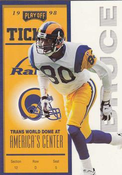 1998 Playoff Contenders - Ticket #71 Isaac Bruce Front