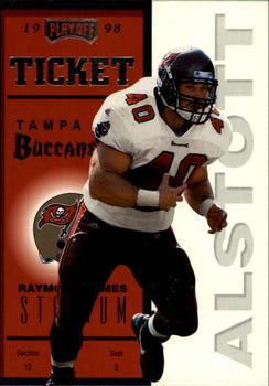 1998 Playoff Contenders - Ticket #72 Mike Alstott Front