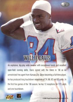 1998 Playoff Momentum Retail #52 Willie Davis Back