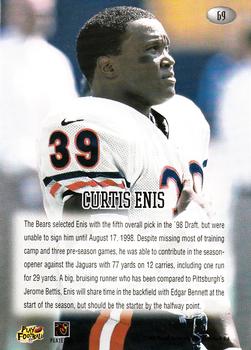 1998 Playoff Momentum Retail #69 Curtis Enis Back