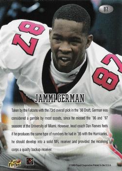 1998 Playoff Momentum Retail #87 Jammi German Back