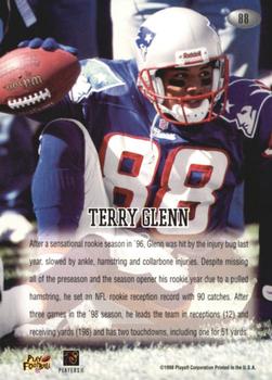 1998 Playoff Momentum Retail #88 Terry Glenn Back
