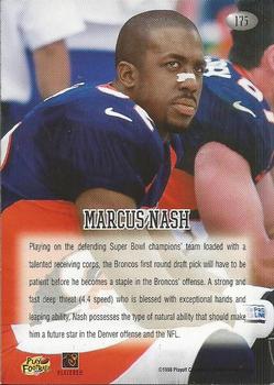 1998 Playoff Momentum Retail #175 Marcus Nash Back