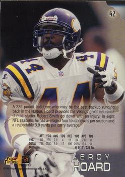 1998 Playoff Absolute Retail #42 Leroy Hoard Back