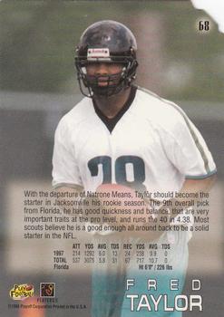 1998 Playoff Absolute Retail #68 Fred Taylor Back