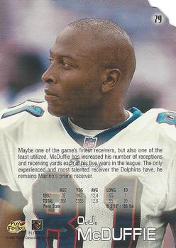 1998 Playoff Absolute Retail #79 O.J. McDuffie Back