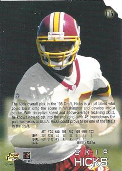 1998 Playoff Absolute Retail #116 Skip Hicks Back