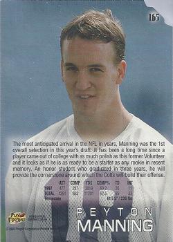 1998 Playoff Absolute Retail #165 Peyton Manning Back