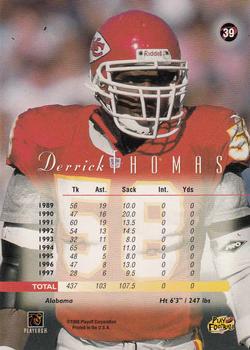 1998 Playoff Prestige Retail #39 Derrick Thomas Back