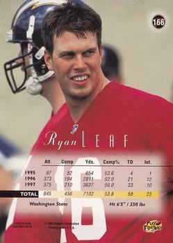 1998 Playoff Prestige Retail #166 Ryan Leaf Back