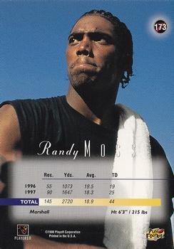 1998 Playoff Prestige Retail #173 Randy Moss Back