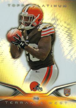 2014 Topps Platinum #128 Terrance West Front