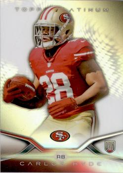 2014 Topps Platinum #127 Carlos Hyde Front