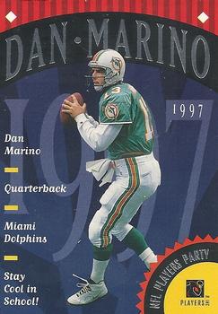 1996 Sega Sports NFL Players Party #NNO Dan Marino Front