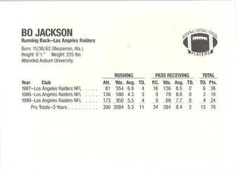 1990 Ralston Purina Superstars #NNO Bo Jackson Back
