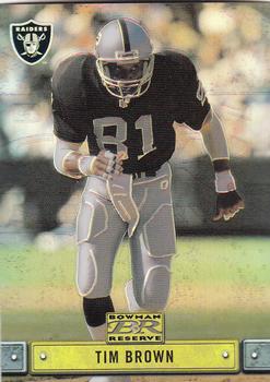 2000 Bowman Reserve #93 Tim Brown Front