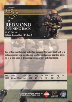 2000 Collector's Edge EG #85 J.R. Redmond Back