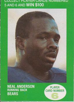 1990 British Petroleum #6 Neal Anderson Front