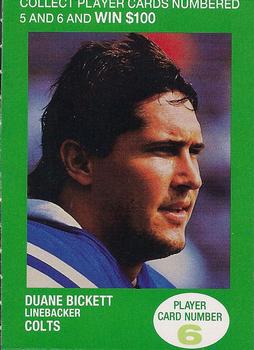 1990 British Petroleum #6 Duane Bickett Front