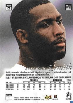 1997 Flair Showcase - Flair Showcase Row 0 (Showcase) #59 Antowain Smith Back